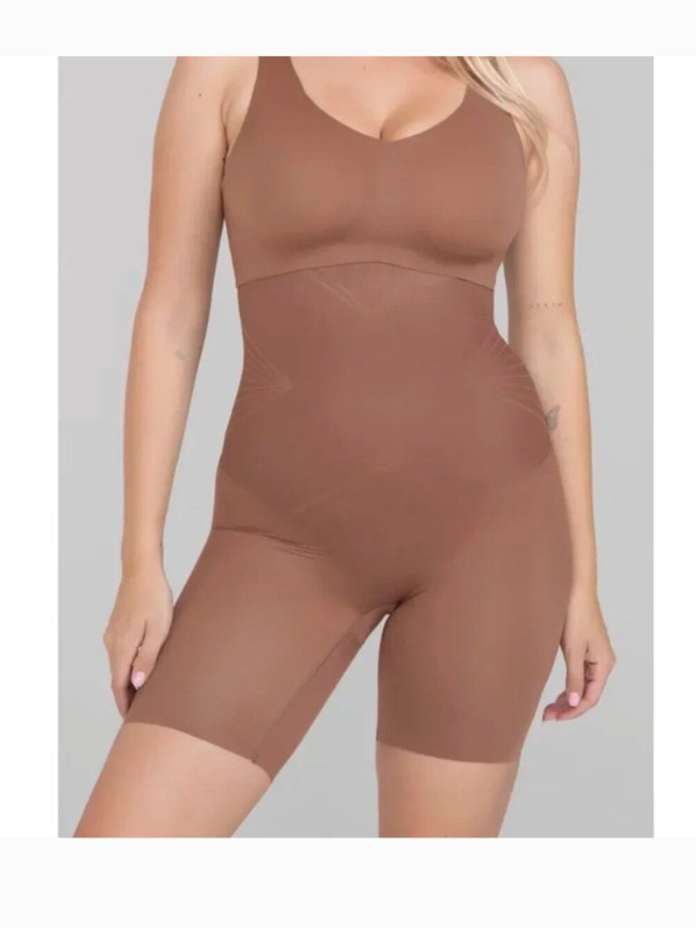 NWT Honeylove ShadowSculpt High Waist Shorts (Regular & Plus) 2X, TOFFEE